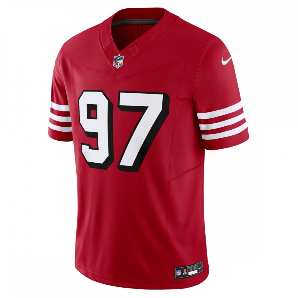 Nick Bosa San Francisco 49ers Nike Vapor F.U.S.E. Limited Alternate 1 Jersey - Scarlet-GridironStore